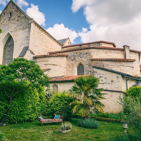 Hotel Le Prieure Sainte Croix Loudun Exterior foto